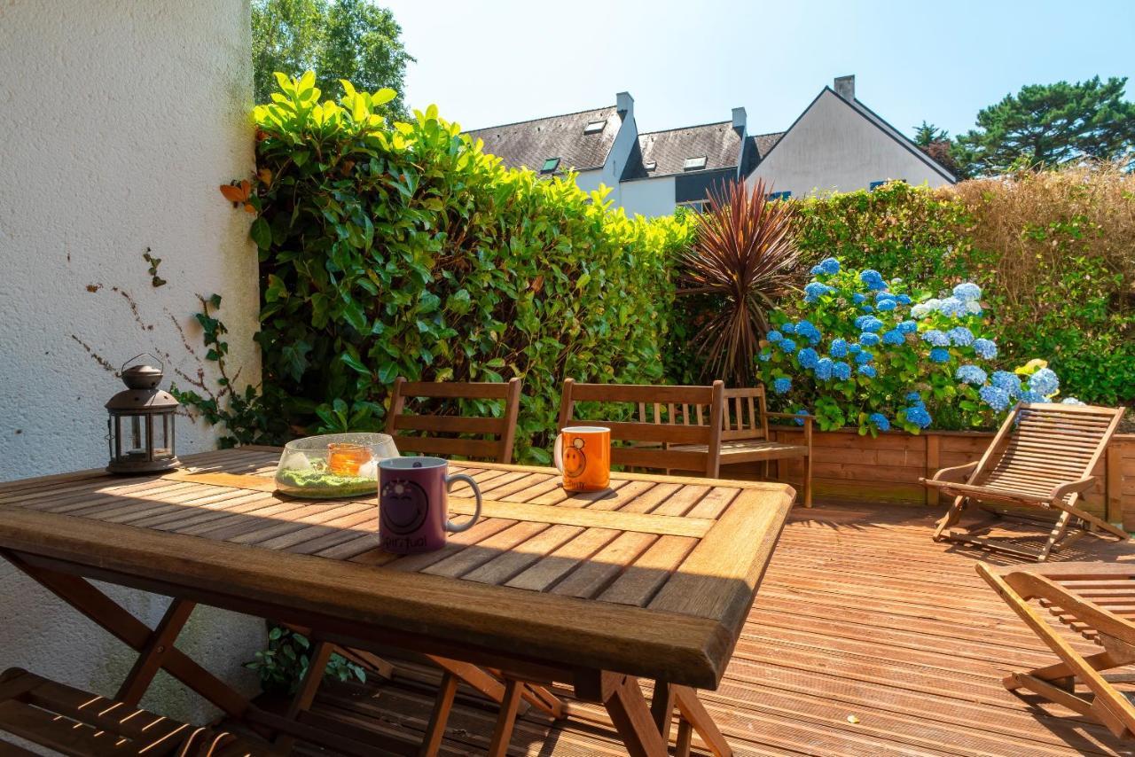 Les Cormorans - Appt En Rdc Avec Jardin Apartamento Bénodet Exterior foto