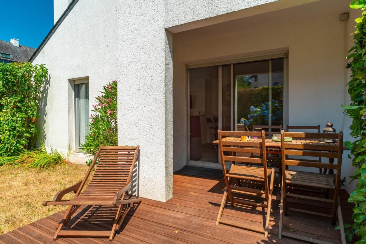 Les Cormorans - Appt En Rdc Avec Jardin Apartamento Bénodet Exterior foto